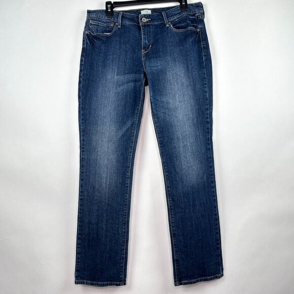 Levi's San Francisco | Demi Curve Straight Leg Jeans | Mid-Rise Denim Size 12/31 - Picture 1 of 16